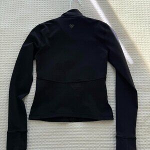 Aritzia Butter Tna Black Zip Up